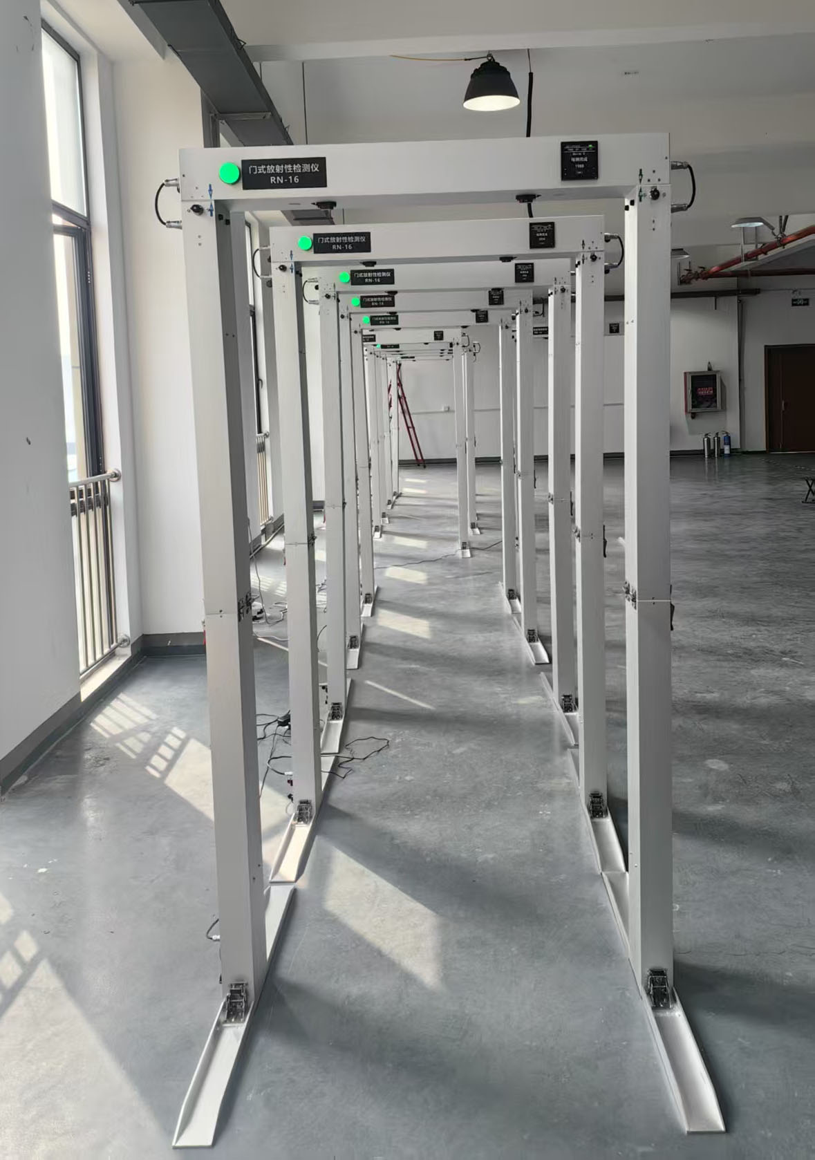 某單位門式放射性檢測儀批量交付驗收